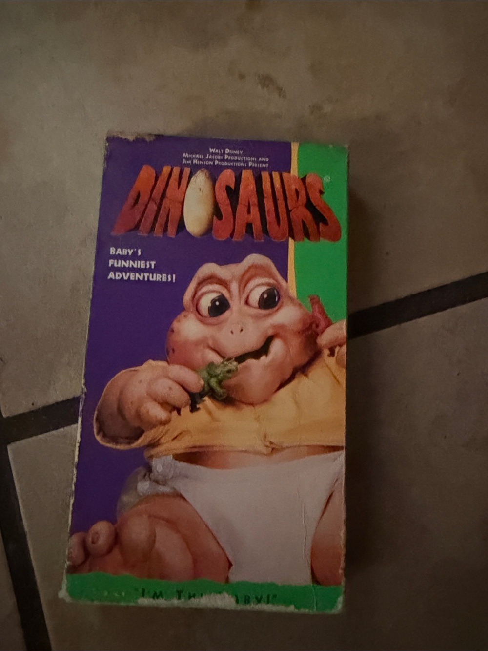 Dinosaurs Baby VHS Tape - Purple & Green Cover